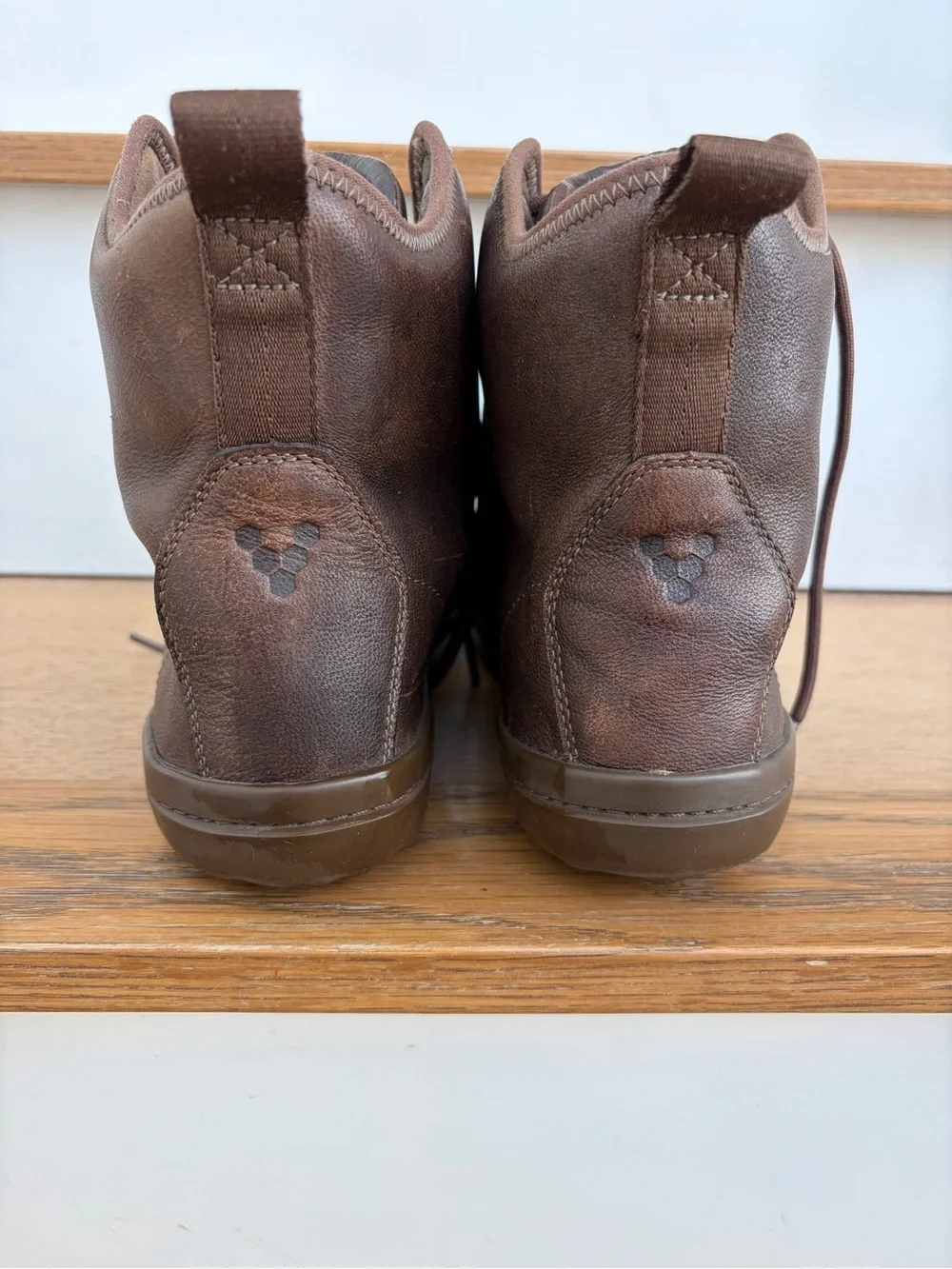 Vivobarefoot Scott Leather Minimalist Barefoot Boots Brown Men's Size 41 / US 8